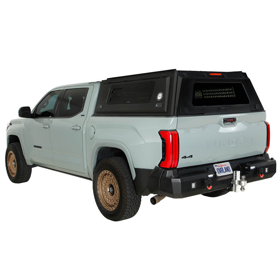 OVS Expedition PRO+ Stainless Steel Truck Cap with Full Windows for 2022-2026 Toyota Tundra