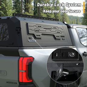 Openroad Aluminum Light Weight Modular Truck Cap for 2024-2026 Toyota Tacoma 6ft Bed