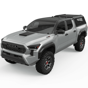 OPENROAD Bolt On Bed Cap with Sliding Side and Front Windows for 2024-2026 Toyota Tacoma