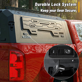Openroad Aluminum Light Weight Modular Truck Cap for 2015-2022 GM Colorado & Canyon 5ft Bed