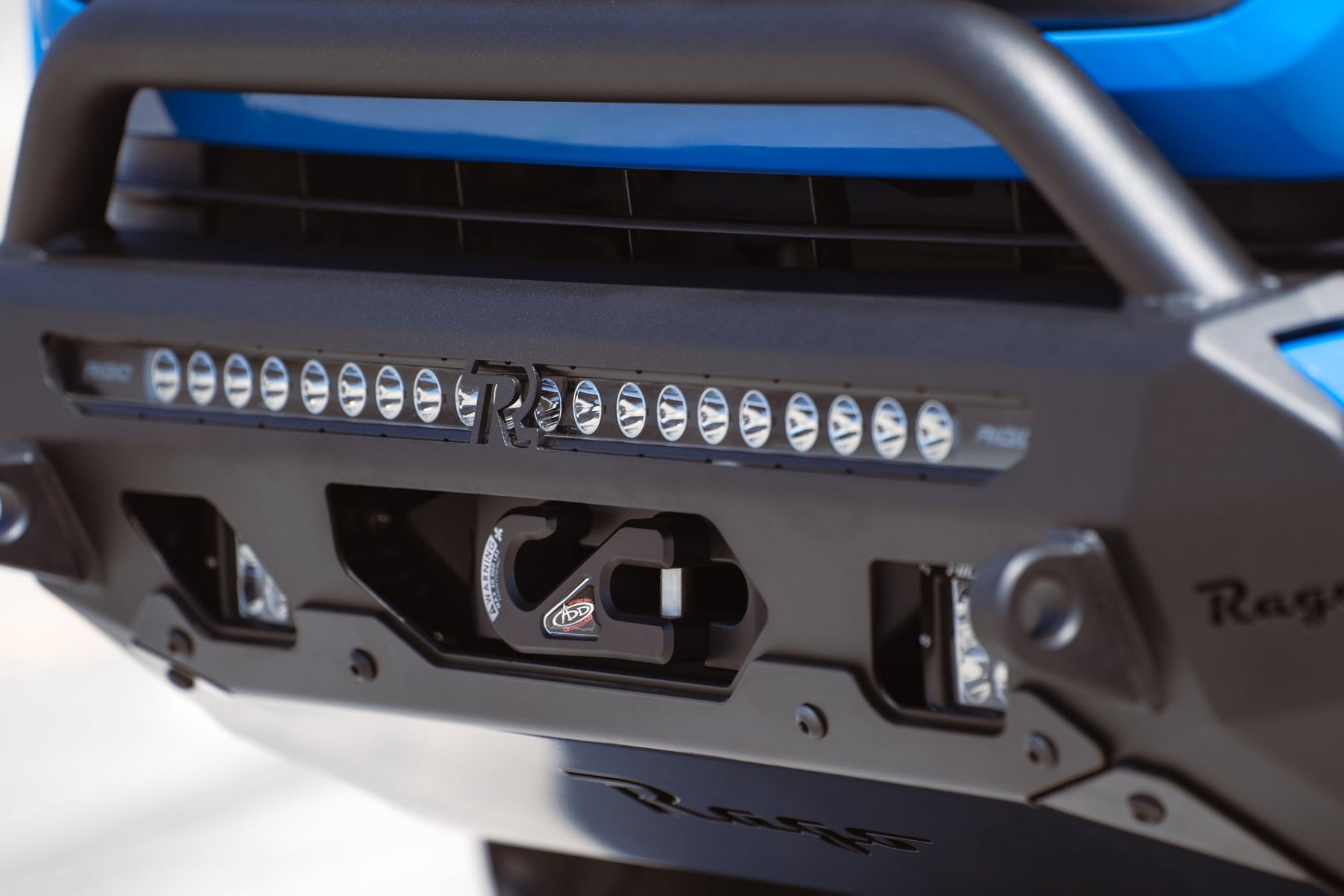Rago Fabrication Center Mount Winch Bumper for 2016-2023 Toyota Tacoma - Recon Recovery