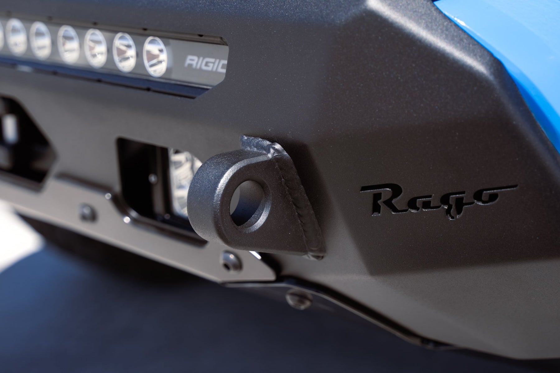Rago Fabrication Center Mount Winch Bumper for 2016-2023 Toyota Tacoma - Recon Recovery