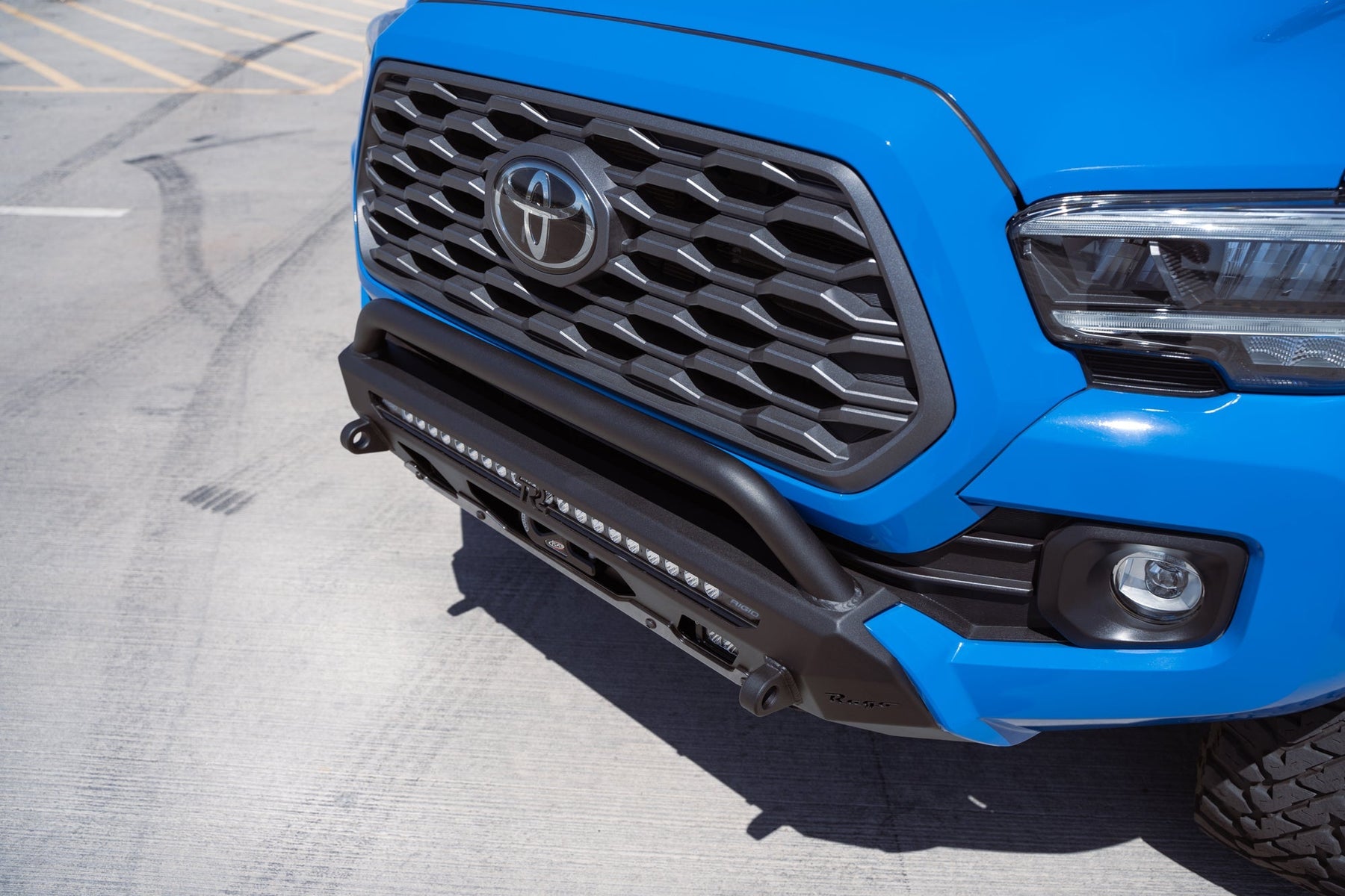 Rago Fabrication Center Mount Winch Bumper for 2016-2023 Toyota Tacoma - Recon Recovery