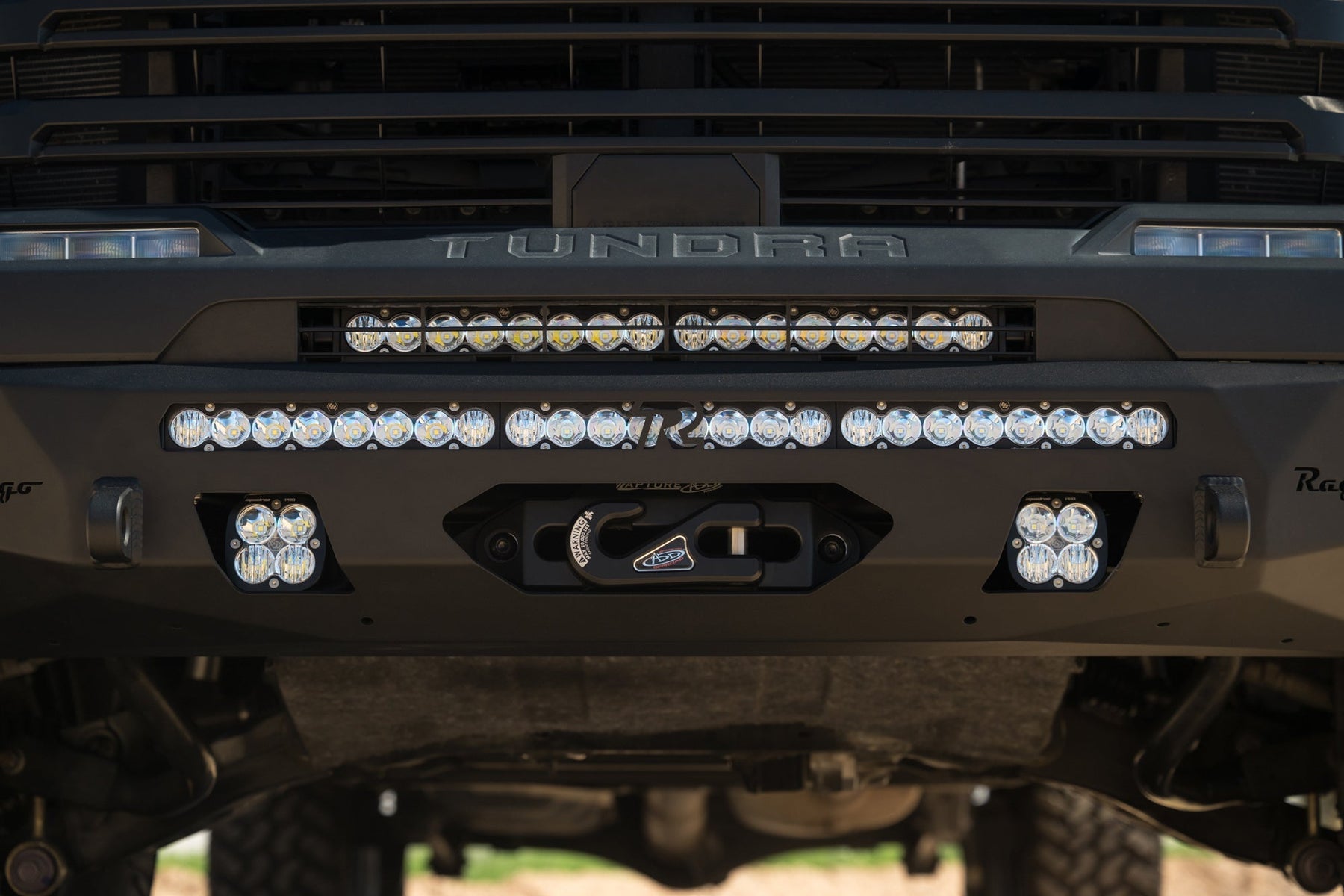 Rago Fabrication Center Mount Winch Front Bumper for 2022-2026 Toyota Tundra - Recon Recovery