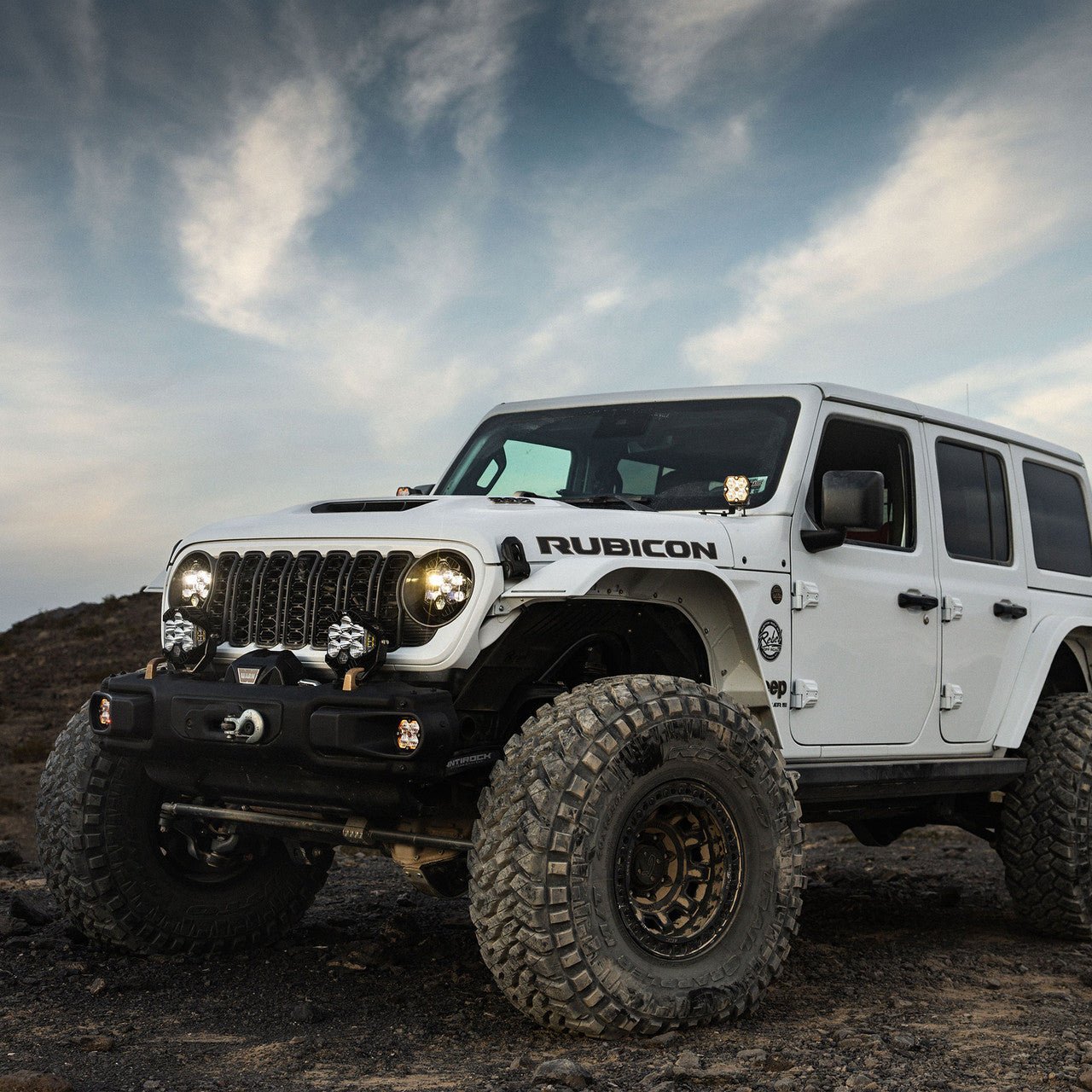 Baja Designs Squadron 2.0 Pro A-Pillar Light Kit - 2018-2026 Jeep Wrangler JL & 2020-2025 Gladiator JT (Clear, Spot)