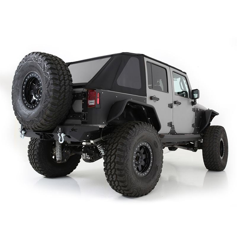 Smittybilt Bowless Combo Top & Tinted Windows For 2007 - 2018 Jeep Wrangler JK 4 Door- Recon Recovery
