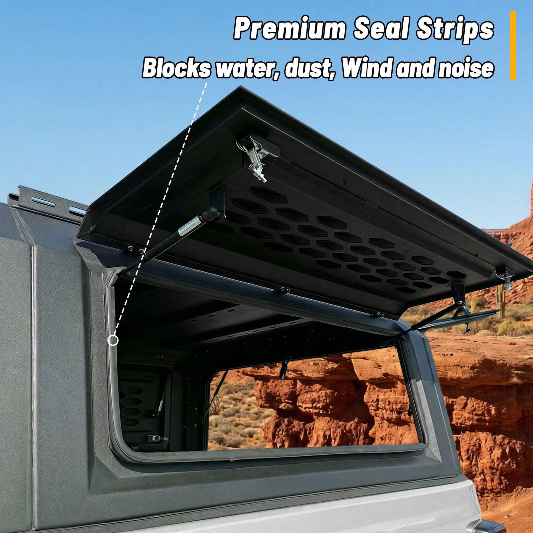 Openroad Aluminum Light Weight Modular Truck Cap for 2019-2026 Ram 1500 5.7ft Bed