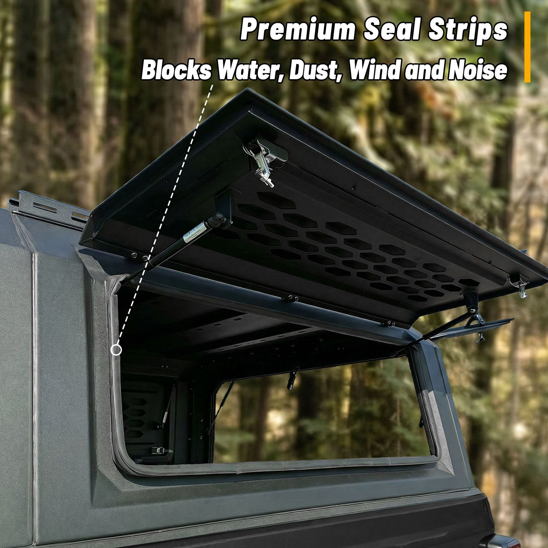 Openroad Aluminum Light Weight Modular Truck Cap for 2022-2026 Toyota Tundra 5.5ft Bed