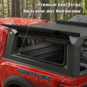 Openroad Aluminum Light Weight Modular Truck Cap for 2021-2026 Ford F-150 5.7ft Bed