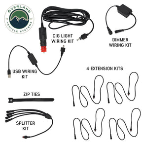 OVS 4 Piece Universal LED Light Kit – Plug & Play RGBWW Awning Lights