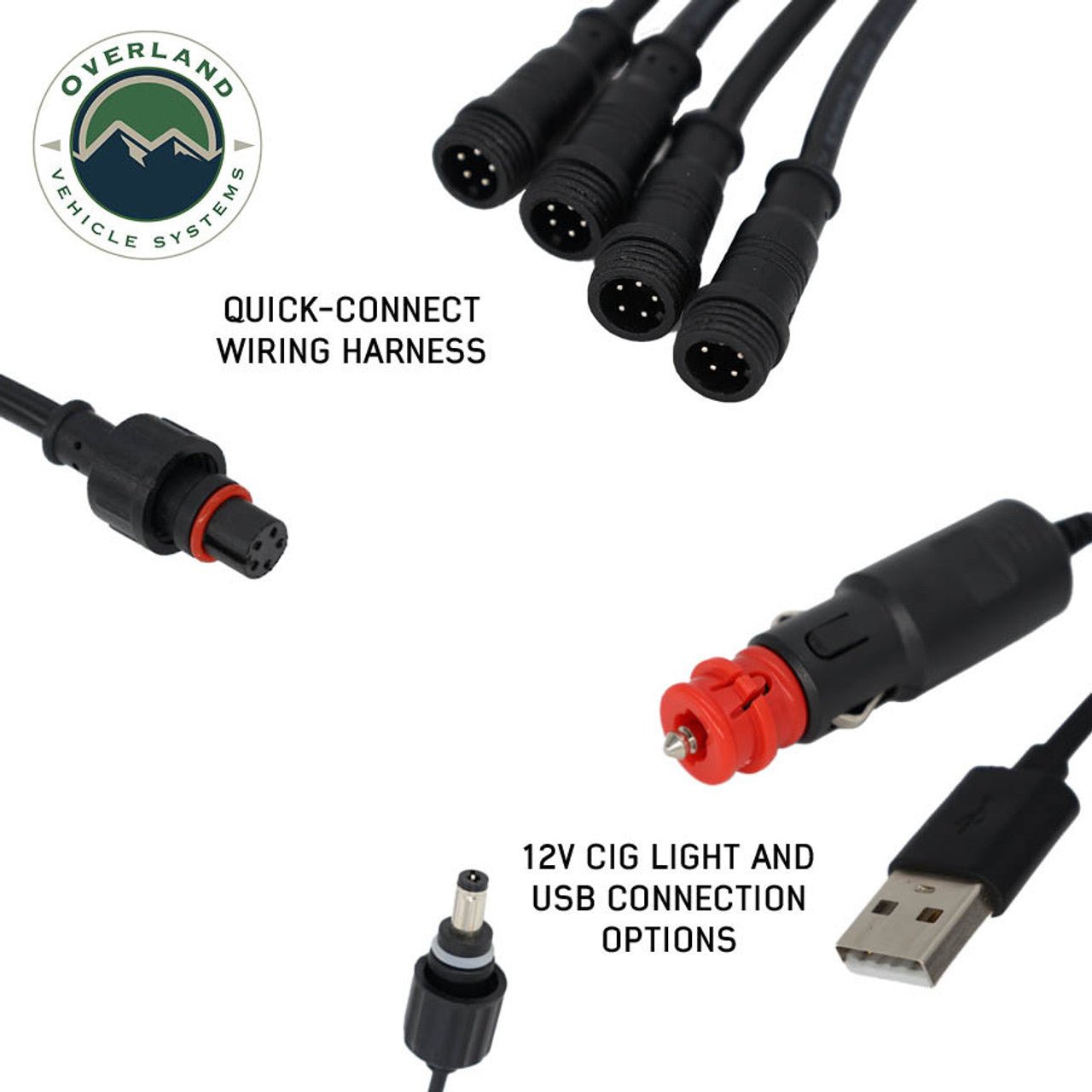 OVS 4 Piece Universal LED Light Kit – Plug & Play RGBWW Awning Lights