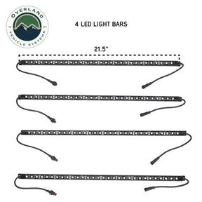 OVS 4 Piece Universal LED Light Kit – Plug & Play RGBWW Awning Lights