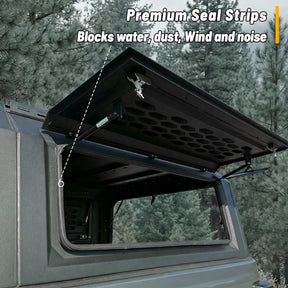 Openroad Aluminum Light Weight Modular Truck Cap for 2016-2023 Toyota Tacoma 6ft Bed