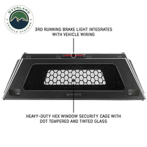 OVS Expedition PRO+ Stainless Steel Truck Cap with Full Windows for 2019-2023 Ford Ranger