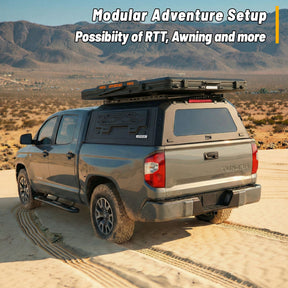 Openroad Aluminum Light Weight Modular Truck Cap for 2014-2021 Toyota Tundra 5.5ft Bed