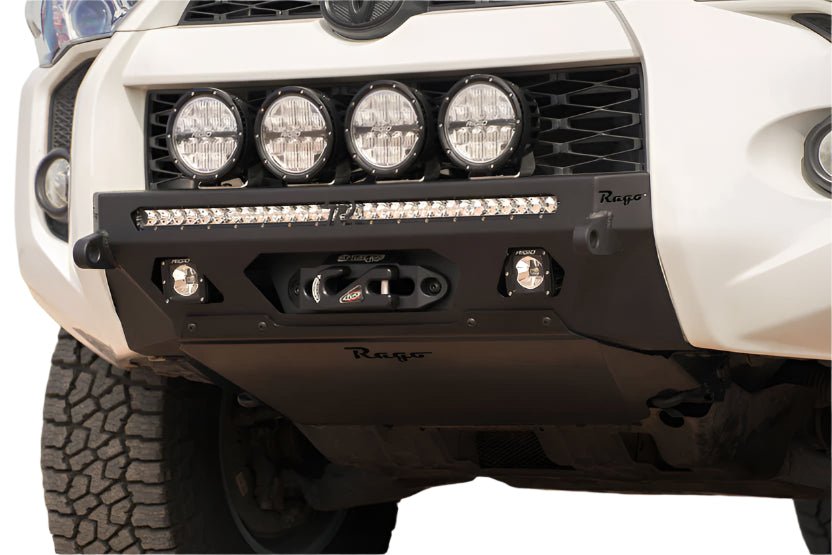 Rago Fabrication Center Mount Winch Bumper for 2014-2024 Toyota 4Runner - Recon Recovery