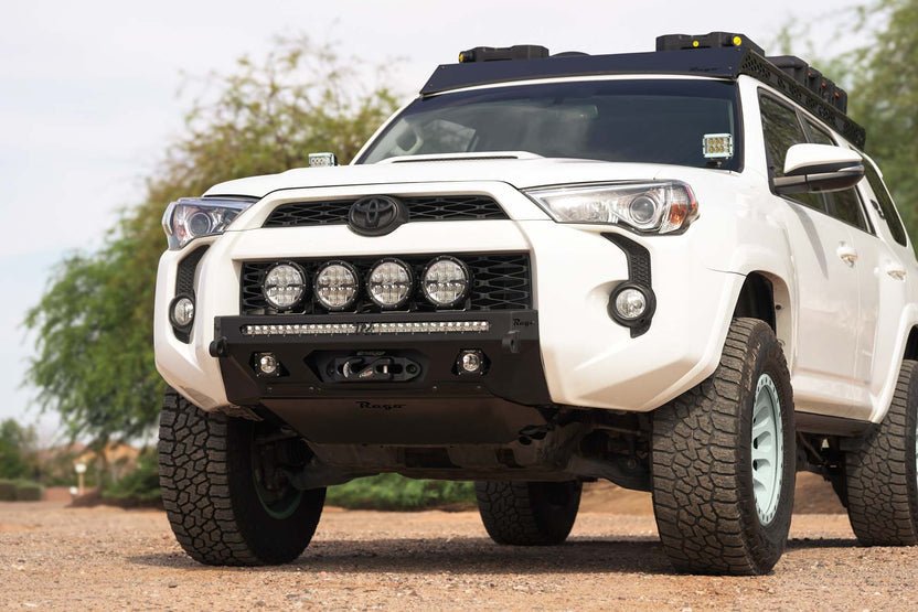 Rago Fabrication Center Mount Winch Bumper for 2014-2024 Toyota 4Runner - Recon Recovery
