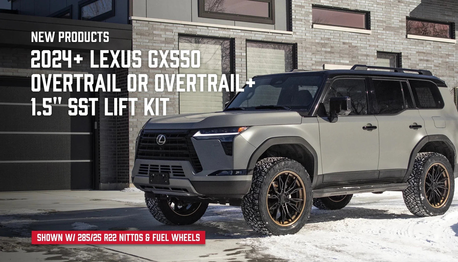 ReadyLIFT 1.5" SST Lift Kit for 2024-2026 Lexus GX550 Overtrail Overtrail+