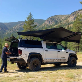 Openroad 180 Degree Free Standing Overland Awning With LEDs & Mounting Hardware
