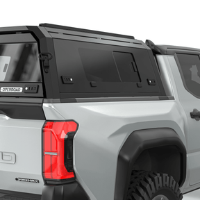 OPENROAD Bolt On Bed Cap with Sliding Side and Front Windows for 2024-2026 Toyota Tacoma