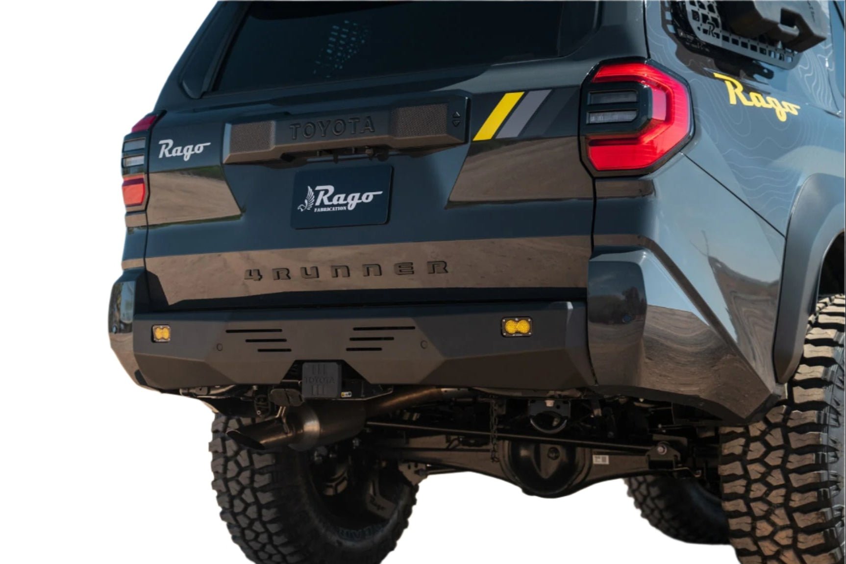Rago Fabrication Center Mount Rear Bumper for 6th Gen 2025-2026 Toyota 4Runner - Recon Recovery