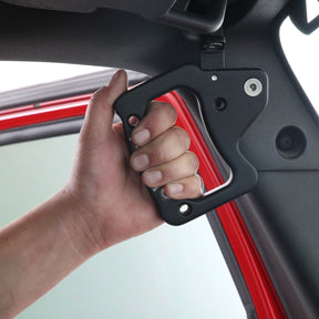 Smittybilt Front Aluminum Grab Handles for 2007-2018 Jeep Wrangler JK - Recon Recovery