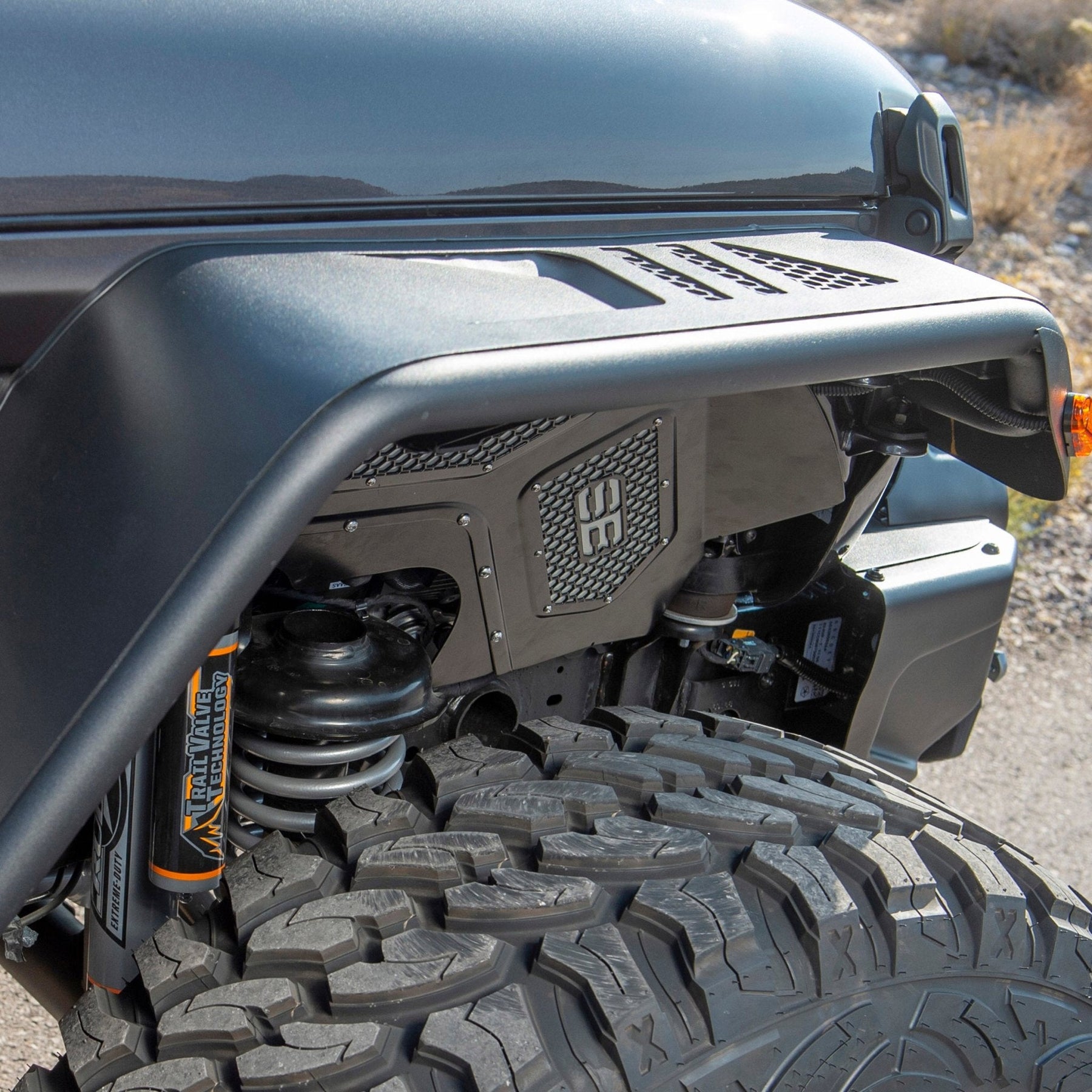Smittybilt Aluminum Inner Fender Liner Kit For 2018-2026 Jeep Wrangler JL - (Front & Rear)
