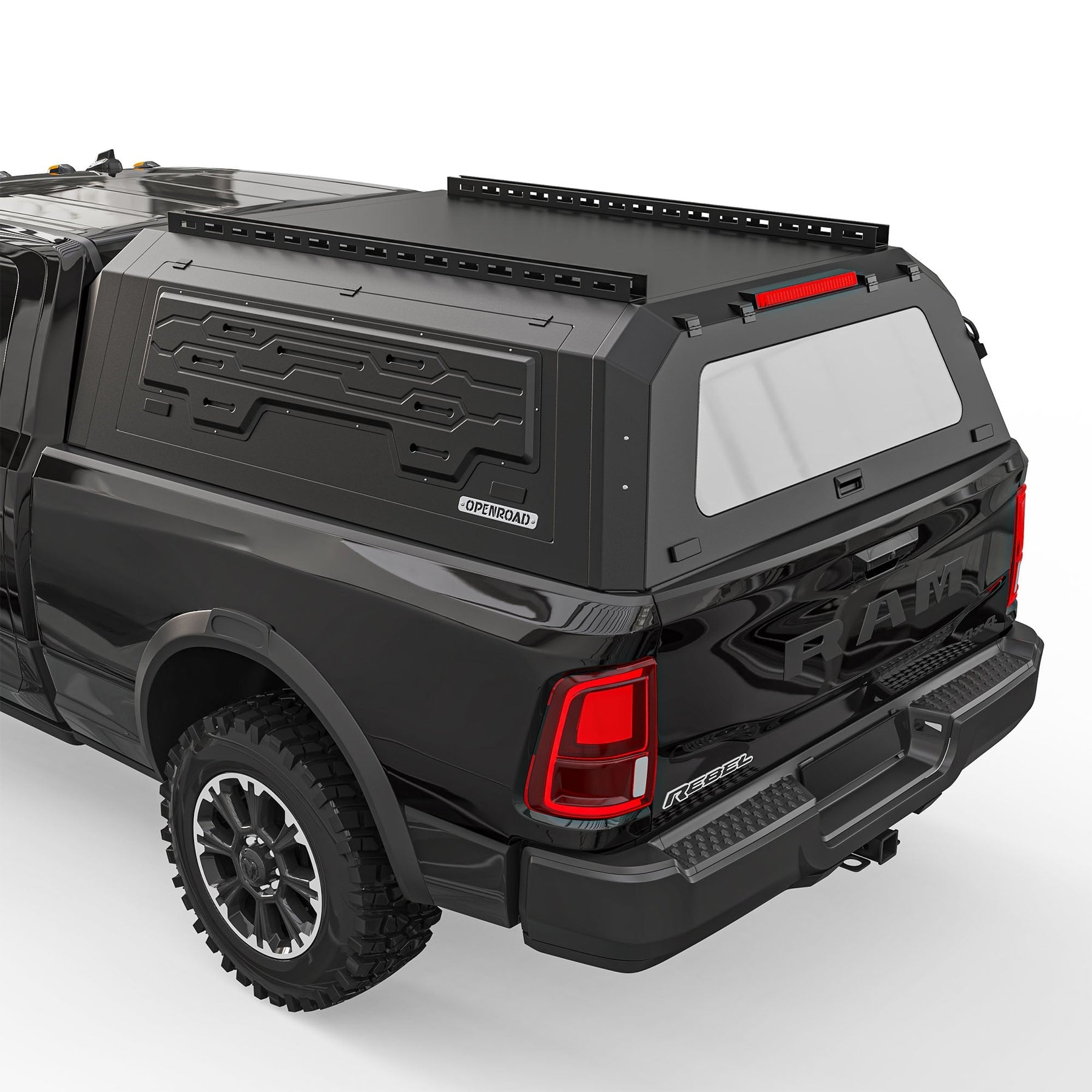 Openroad Aluminum Light Weight Modular Truck Cap for 2020-2026 Ram 2500 & 3500 6.5ft Bed