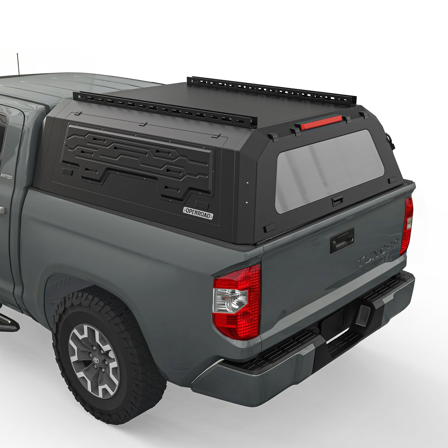 Openroad Aluminum Light Weight Modular Truck Cap for 2014-2021 Toyota Tundra 5.5ft Bed