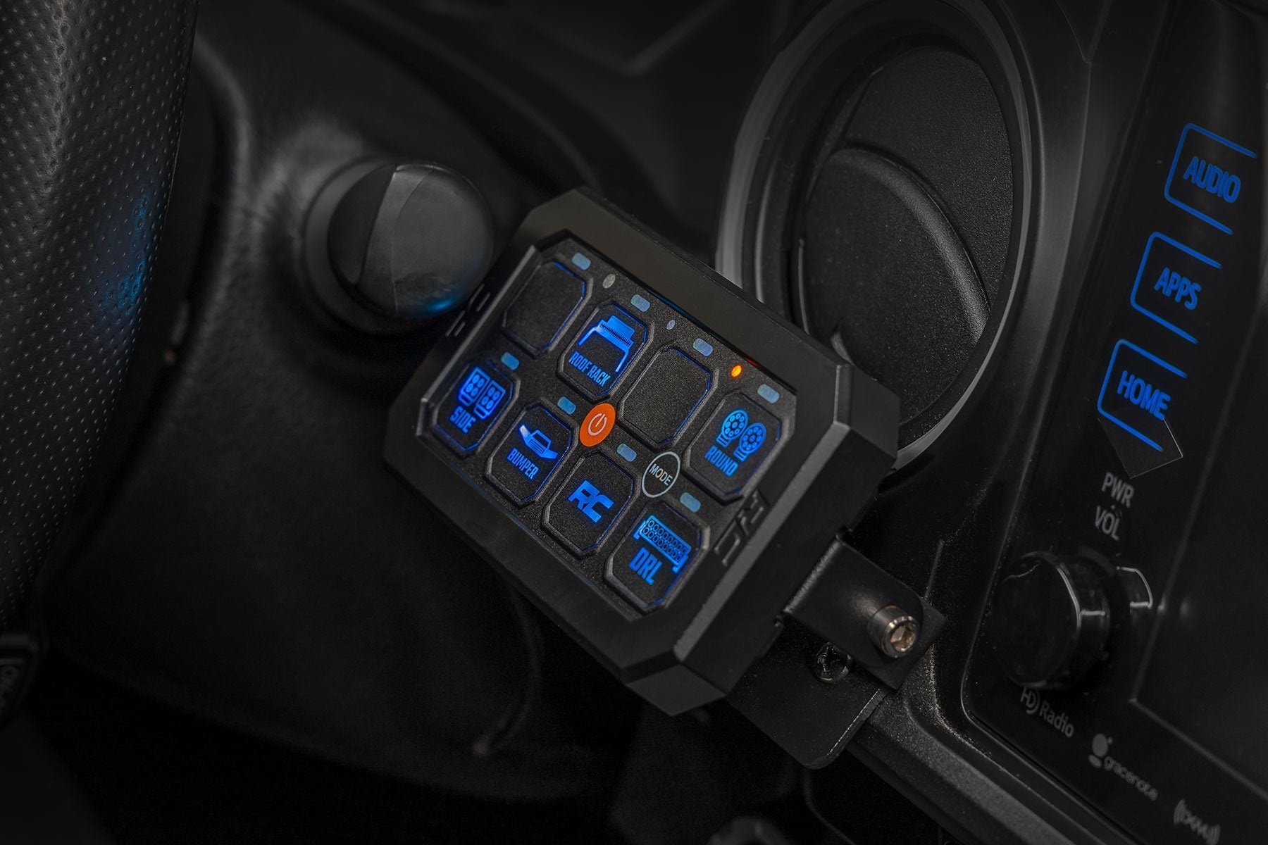 Rough Country 8-Gang Bluetooth Switch Panel & Multi-Light Controller | 70970