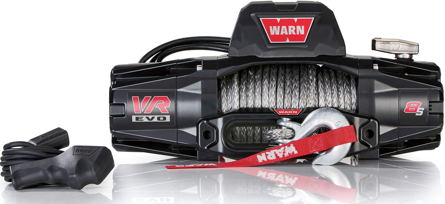 WARN VR EVO 8-S Winch – 8,000 lb Synthetic Rope, IP68 Waterproof