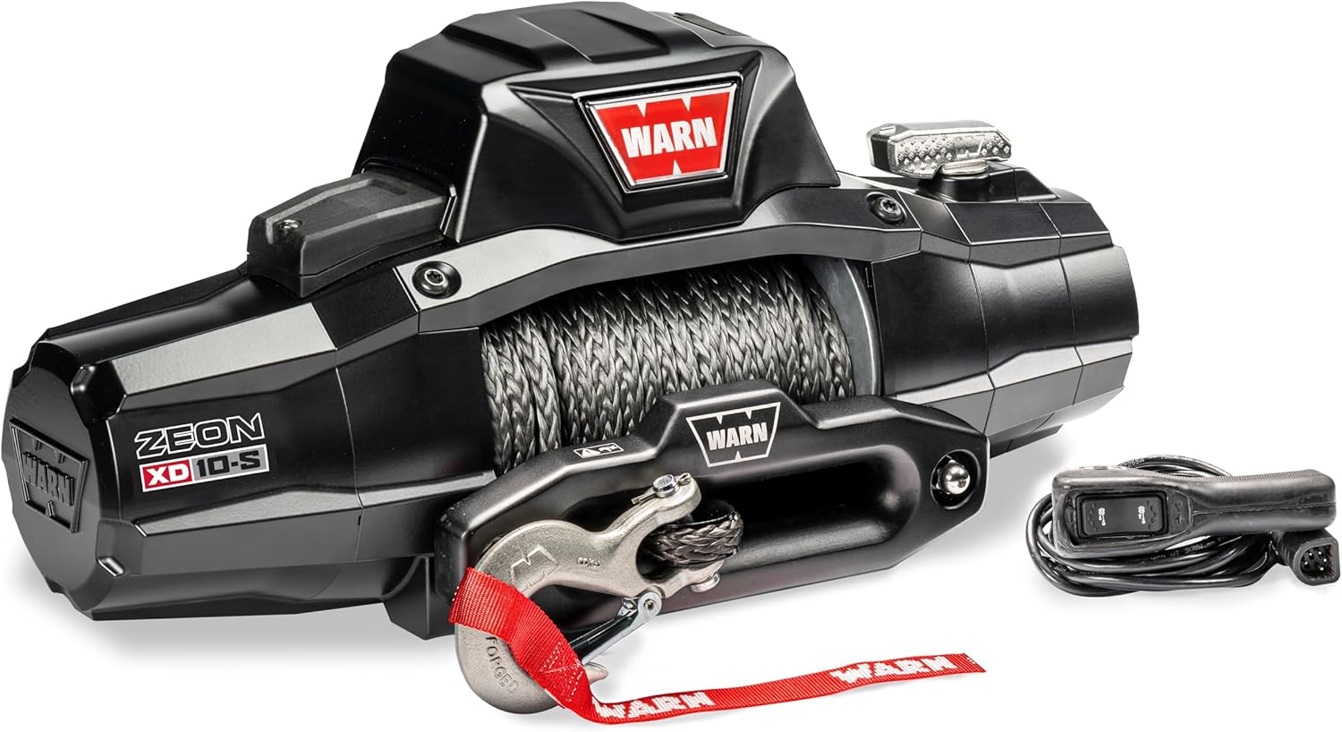 WARN ZEON XD 10-S Winch – Fastest Line Speed | IP68K Waterproof Synthetic Rope