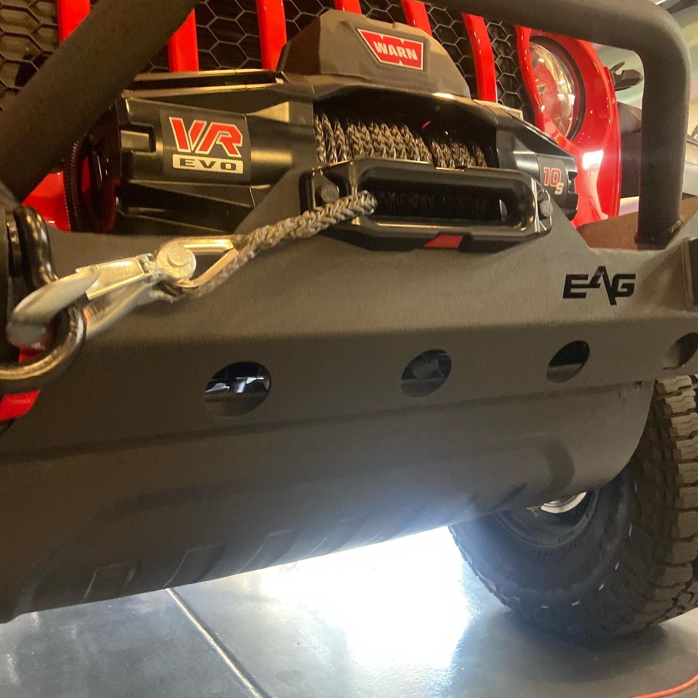 Warn VR EVO 10-S Electric Winch - 10,000 lbs. 90 ft. Synthetic Line - Recon Recovery
