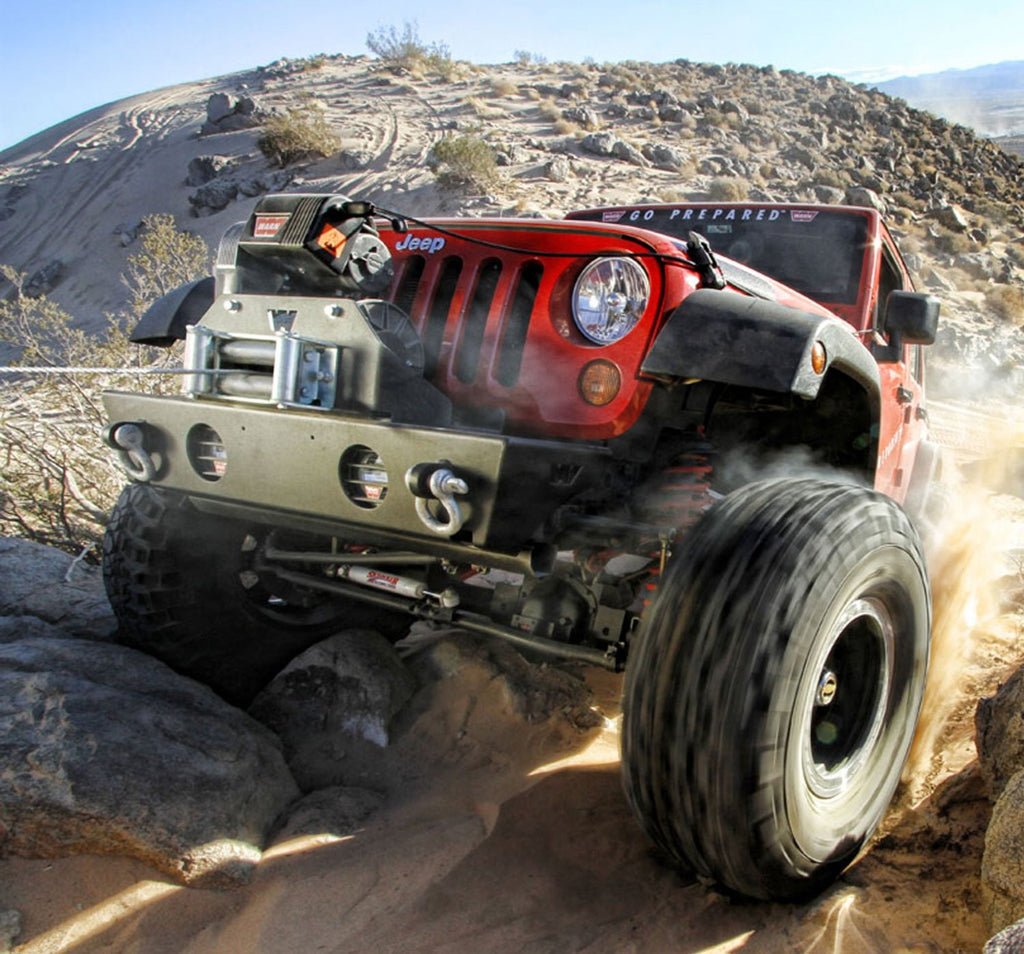 Warn M8274 Electric Self-Recovery Winch - 10,000 lbs. Pull Rating, 125 ft. Steel Line