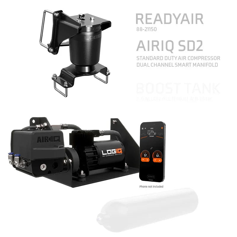 LOGIQ Ready Air Load Leveling Air Spring Kit for 2015-2026 Ford F-150 - Recon Recovery