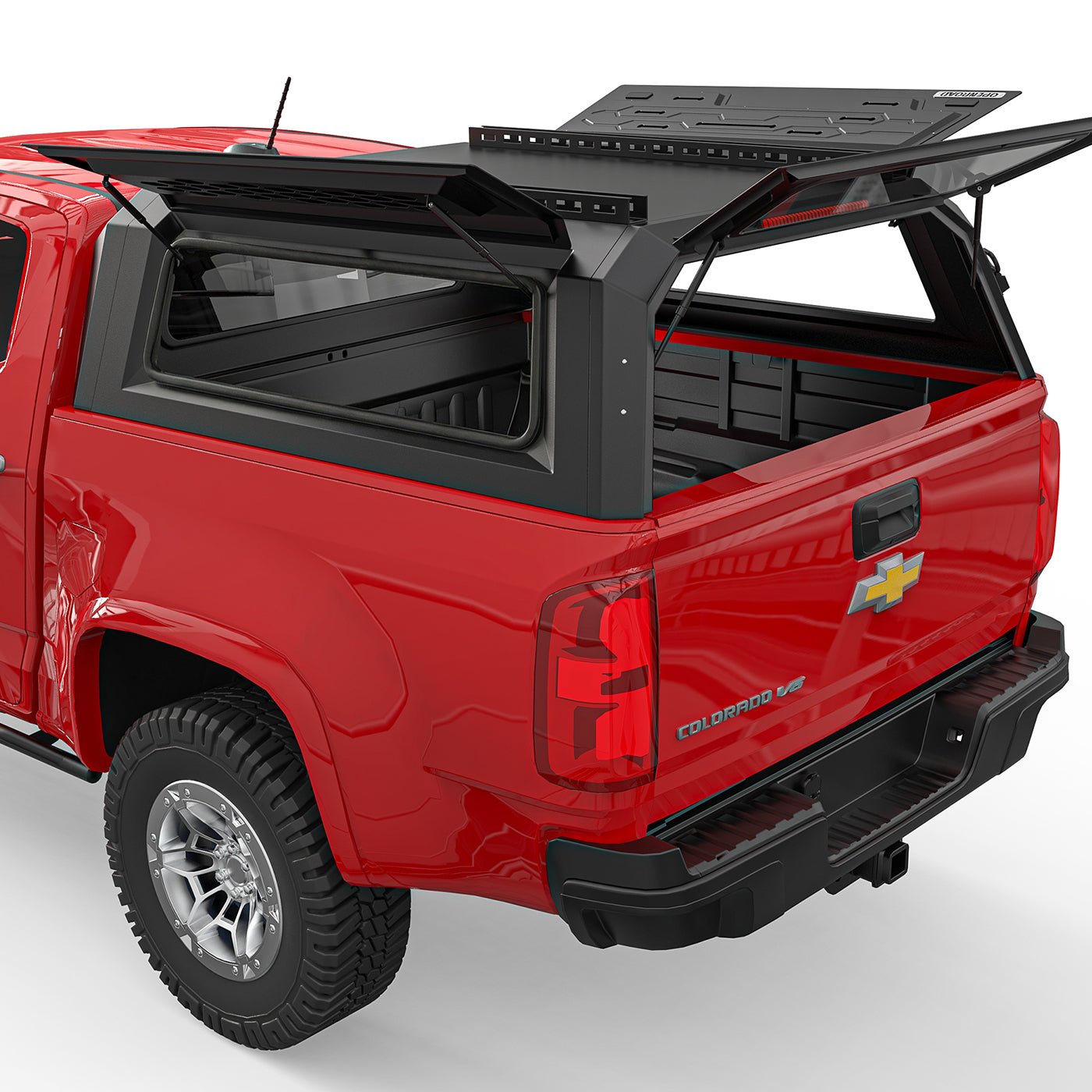Openroad Aluminum Light Weight Modular Truck Cap for 2015-2022 GM Colorado & Canyon 5ft Bed