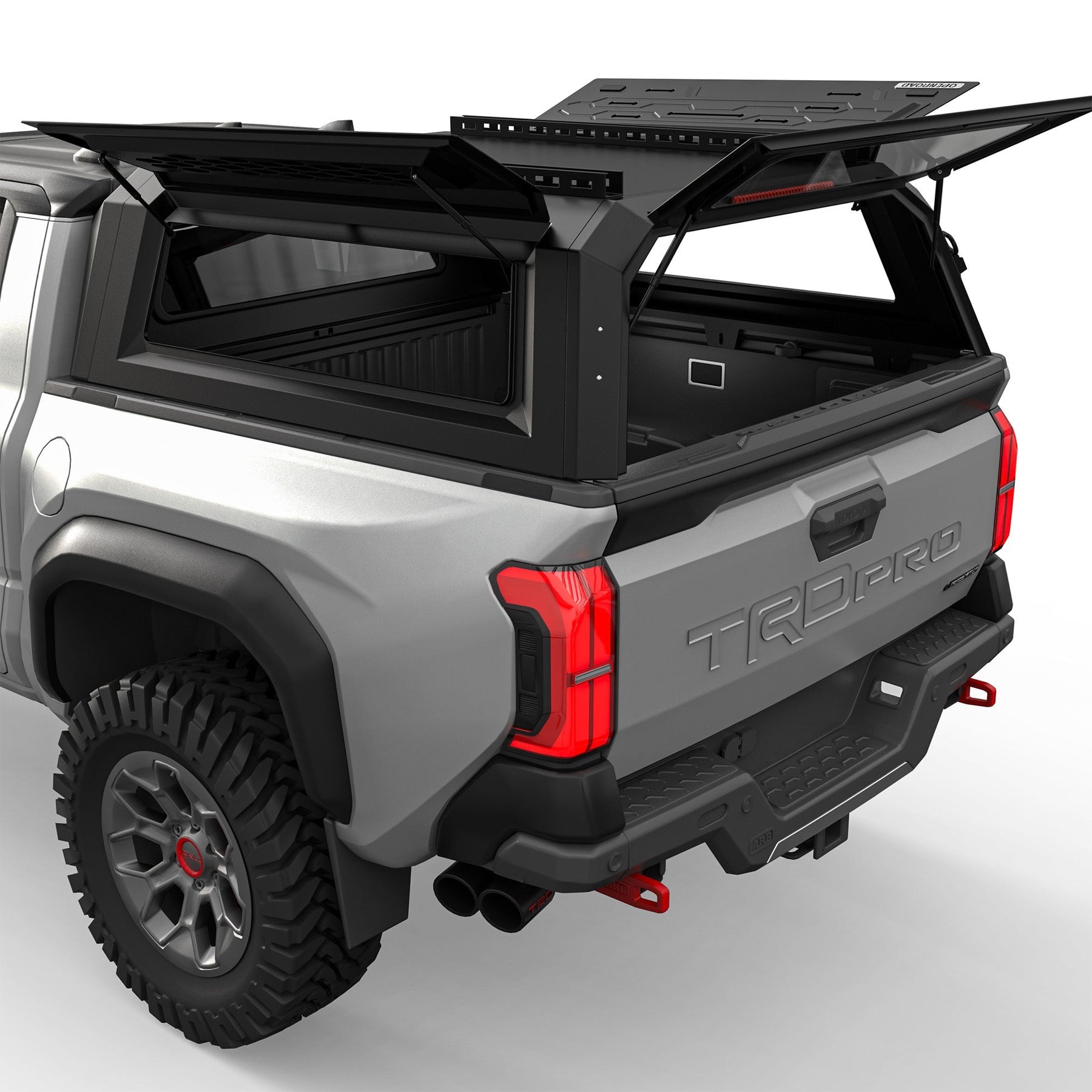 Openroad Aluminum Light Weight Modular Truck Cap for 2024-2026 Toyota Tacoma 6ft Bed