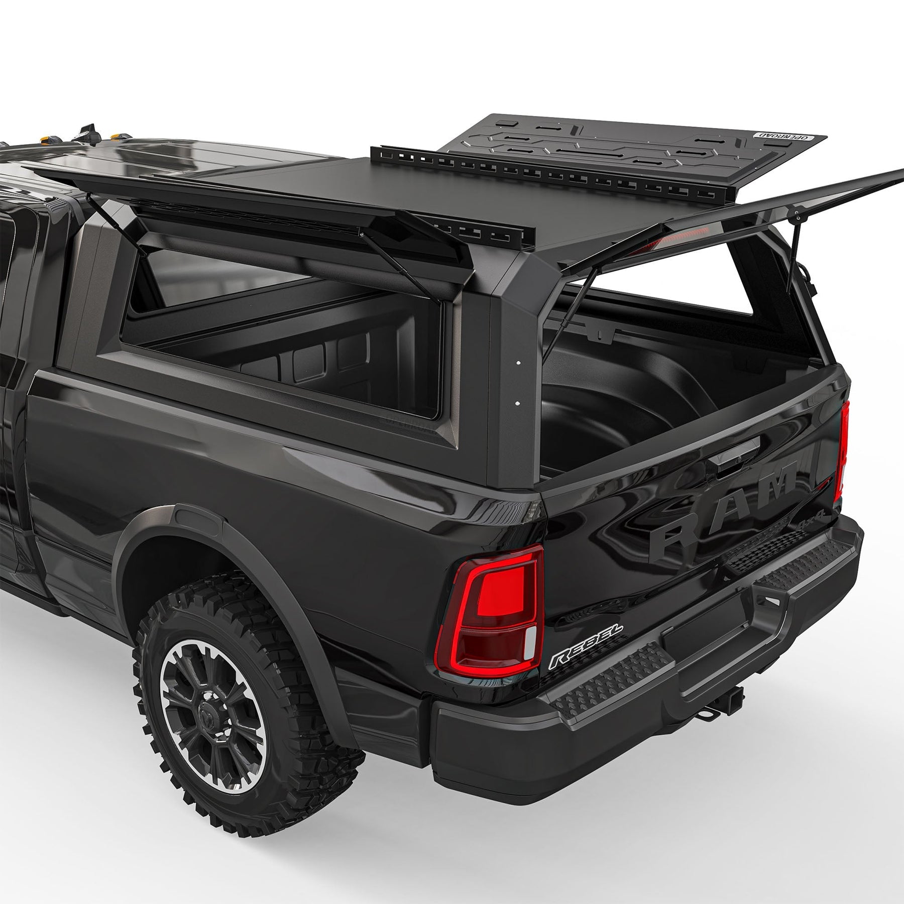 Openroad Aluminum Light Weight Modular Truck Cap for 2020-2026 Ram 2500 & 3500 6.5ft Bed