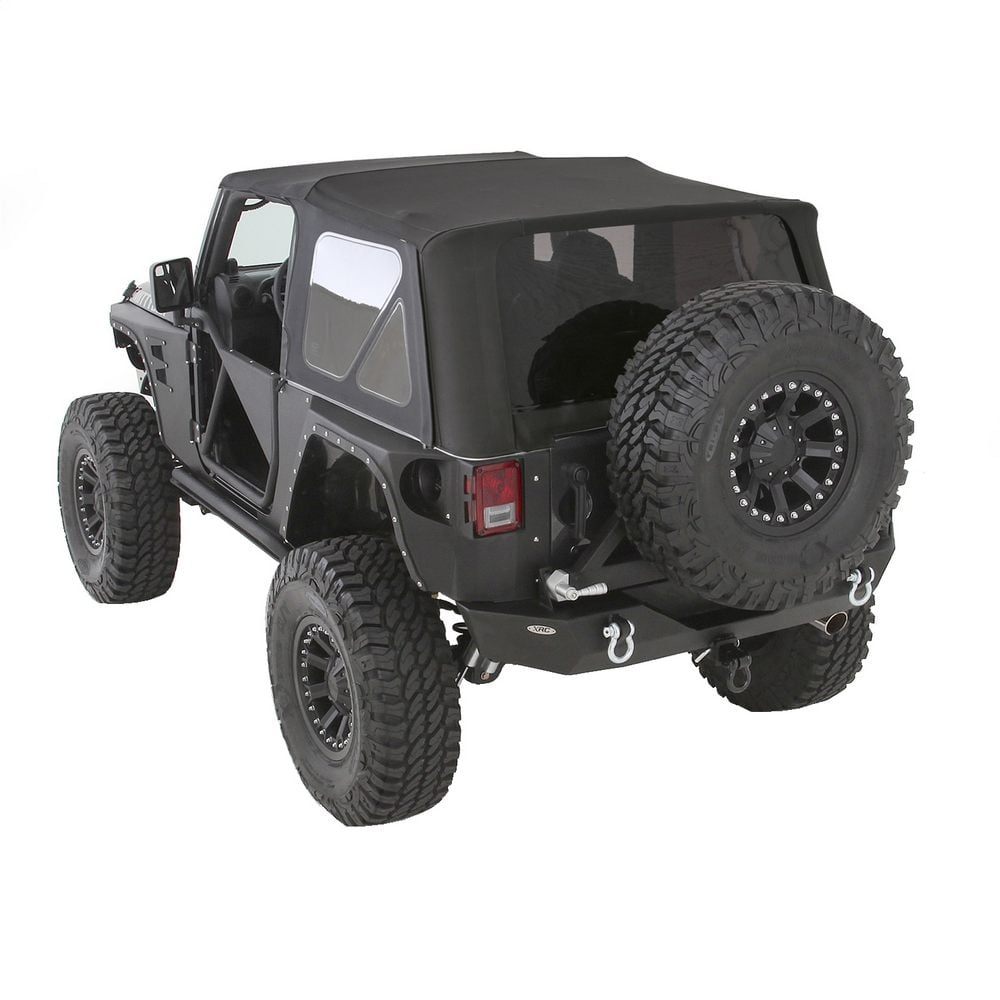 Smittybilt OEM Replacement Soft Top For 07-09 Wrangler JK 2 Door Black Diamond - Recon Recovery