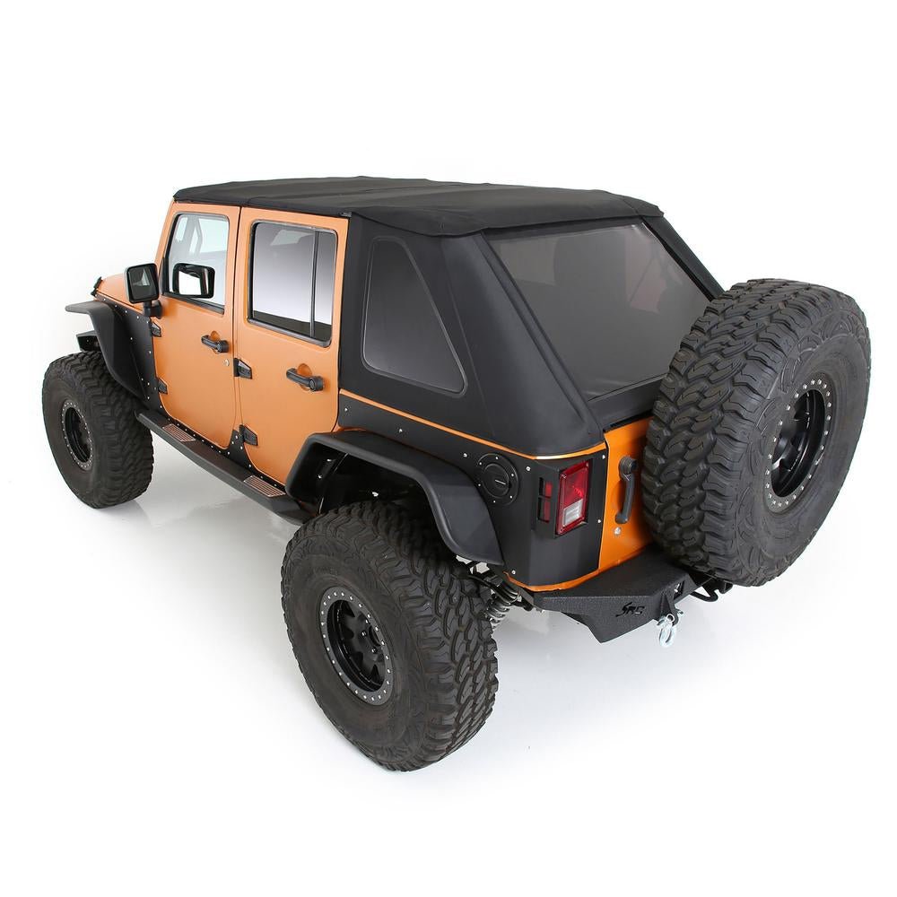 Smittybilt Bowless Combo Soft Top Kit For 2007-2018 Jeep Wrangler JKU - Recon Recovery