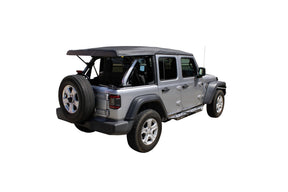 Smittybilt Full Replacement Soft Top + Hardware for 2018–Current Jeep Wrangler JLU 4-Door