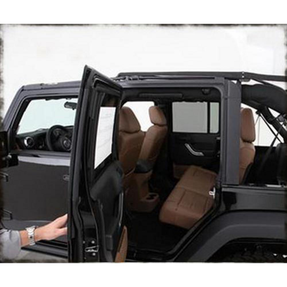 Smittybilt OEM Style Door Surround for Soft Top 2007-2018 Jeep Wrangler JK 2Door - Recon Recovery