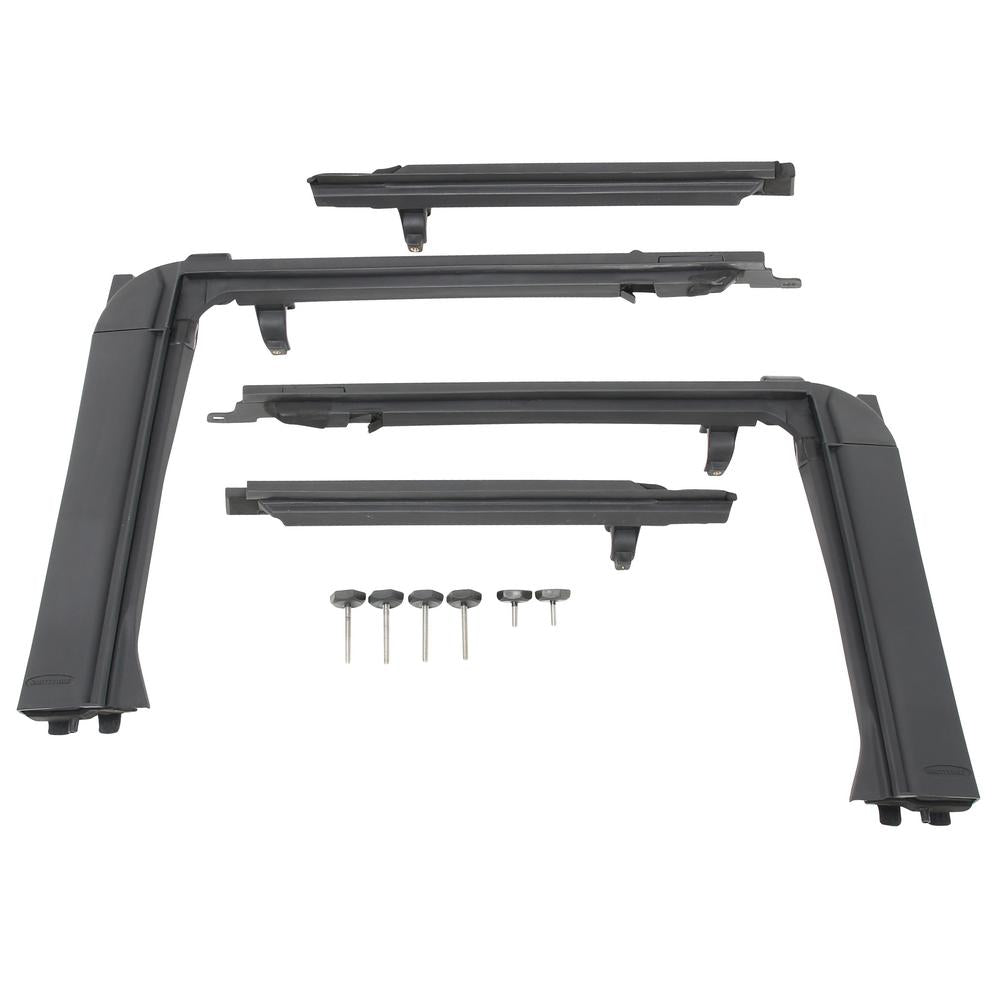 Smittybilt OEM Style Door Surrounds For Soft Top 2007-2018 Jeep Wrangler JKU 4 Dr - Recon Recovery