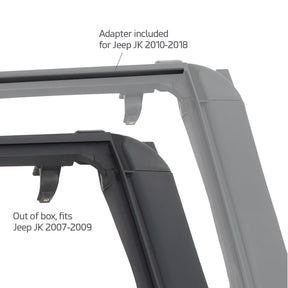 Smittybilt OEM Style Door Surrounds For Soft Top 2007-2018 Jeep Wrangler JKU 4 Dr - Recon Recovery