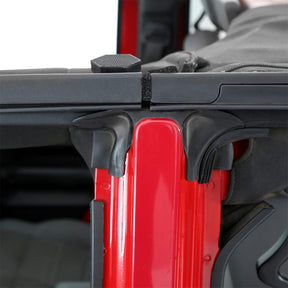 Smittybilt OEM Style Door Surrounds For Soft Top 2007-2018 Jeep Wrangler JKU 4 Dr - Recon Recovery