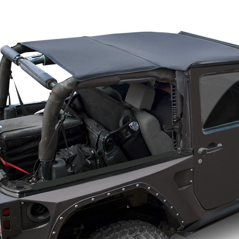 Smittybilt Extended Bikini Top Black Diamond For 2007-2009 Jeep Wrangler JK 2dr - Recon Recovery