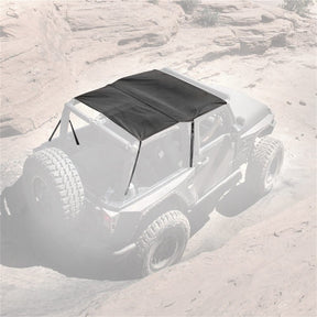 Smittybilt Extended Bikini Top Black Diamond 2010-2018 Jeep Wrangler JK 2 Door- Recon Recovery