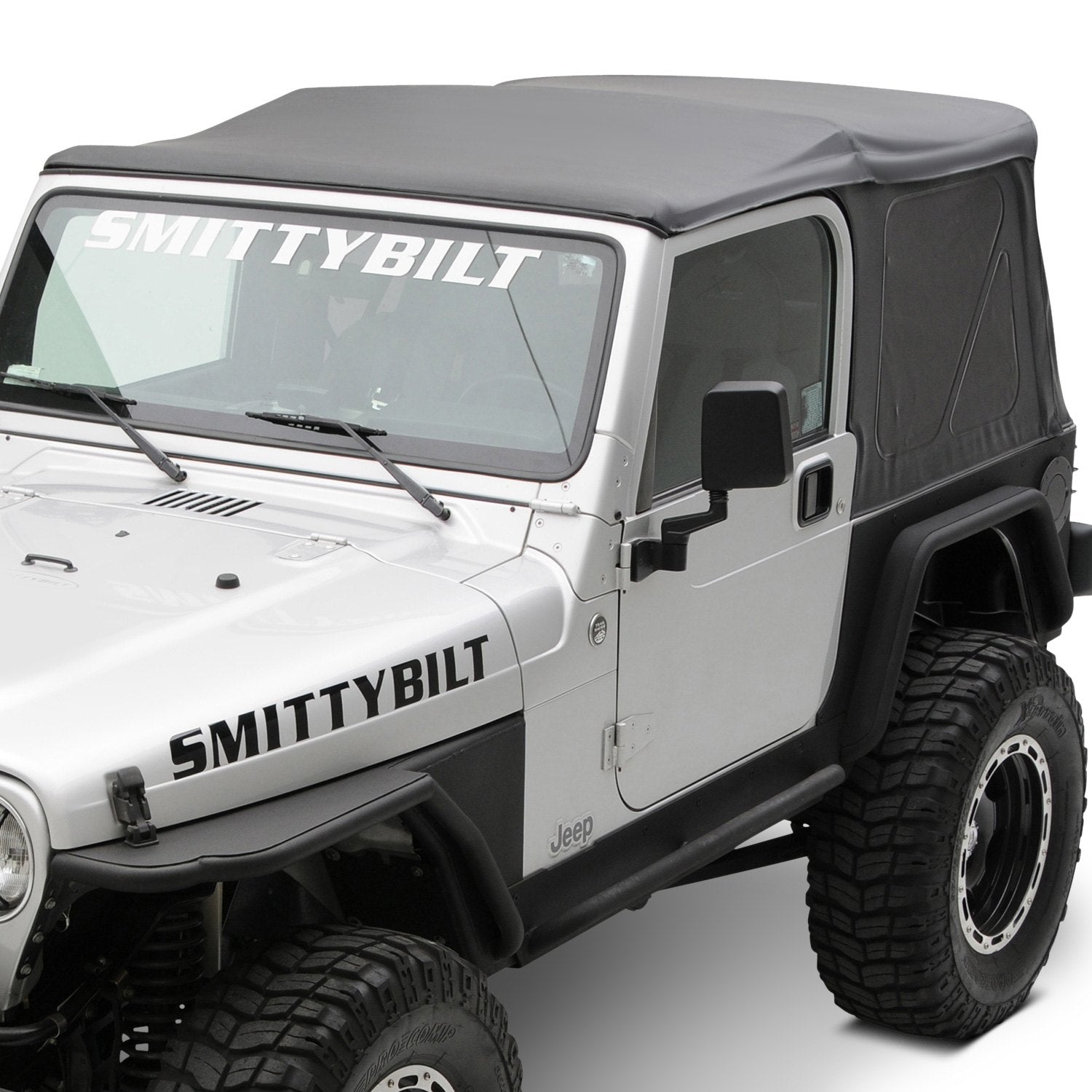 Smittybilt OEM Replacement Soft Top For 1997-2006 Jeep Wrangler TJ - Black