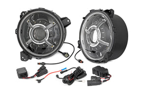 DOT Approved 9 Inch LED Headlights For 2018-2026 Jeep Gladiator JT & Wrangler JL