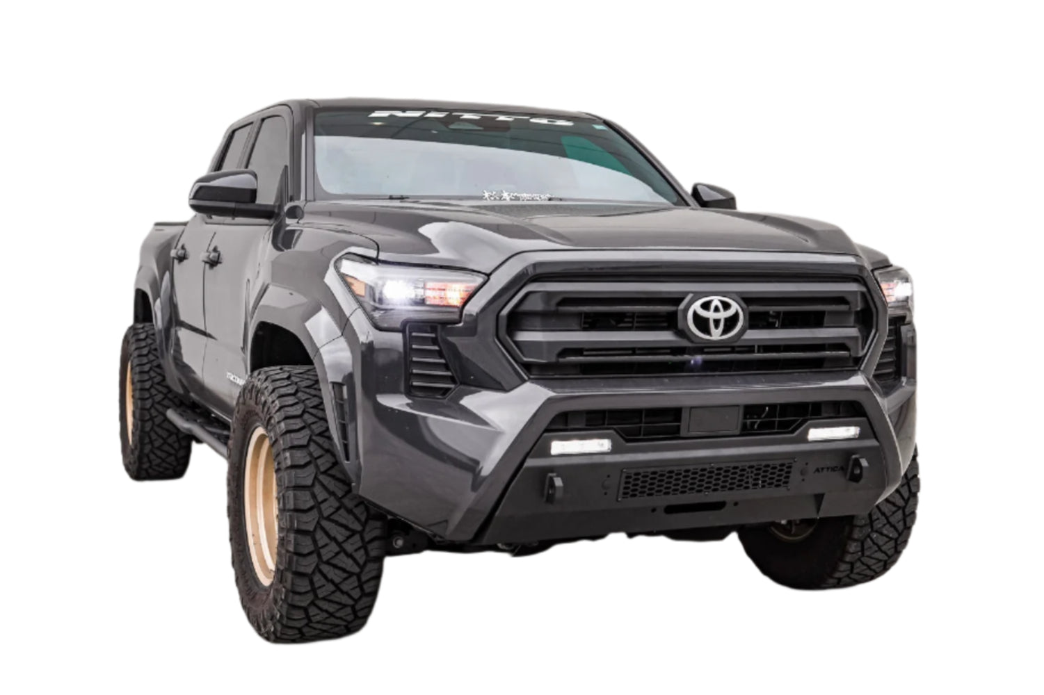 Attica 4x4 Apex Series Stealth Mid Front Bumper 2024-2026 Toyota Tacoma